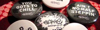 Hip Hop Motto Badge Pack